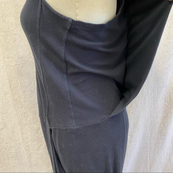 Osklen black sleeveless henley Pique‎ knitted weave harem jumpsuit size small - Picture 2 of 16